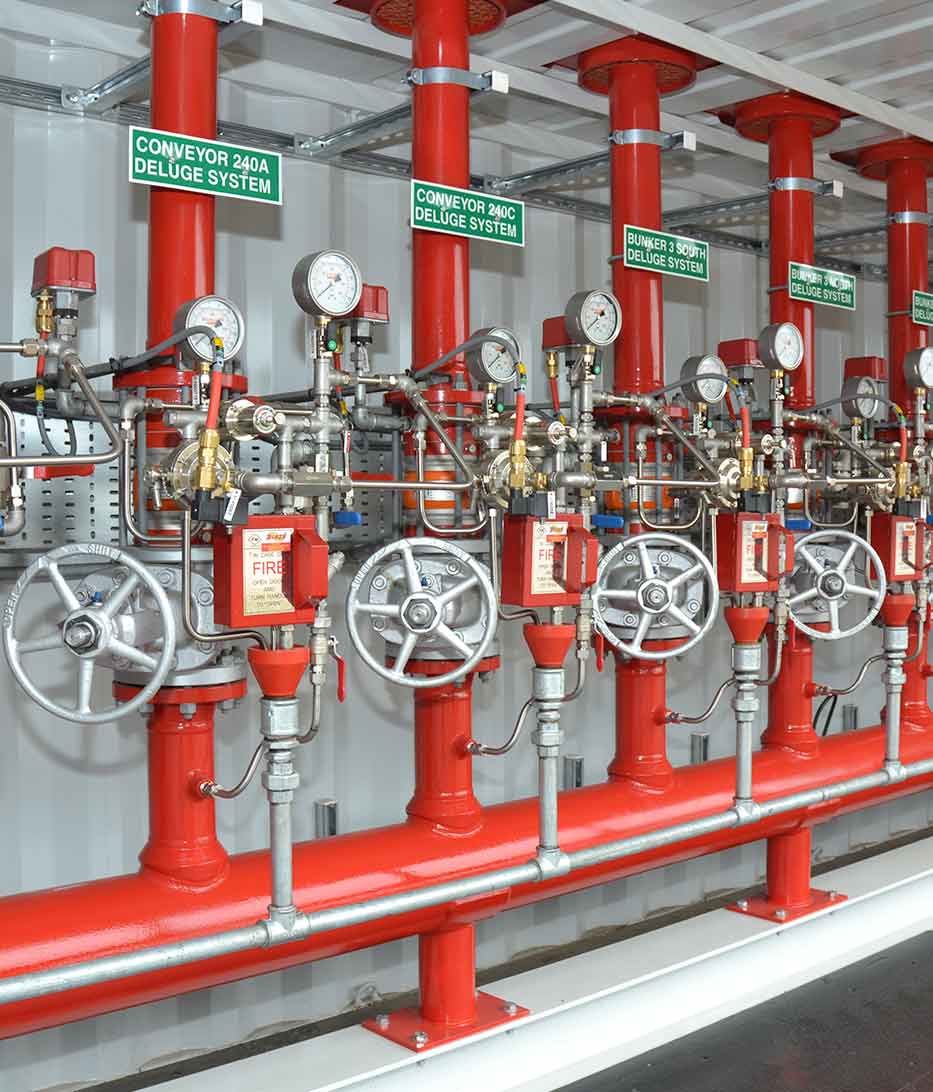 Blaze fire suppression equipment